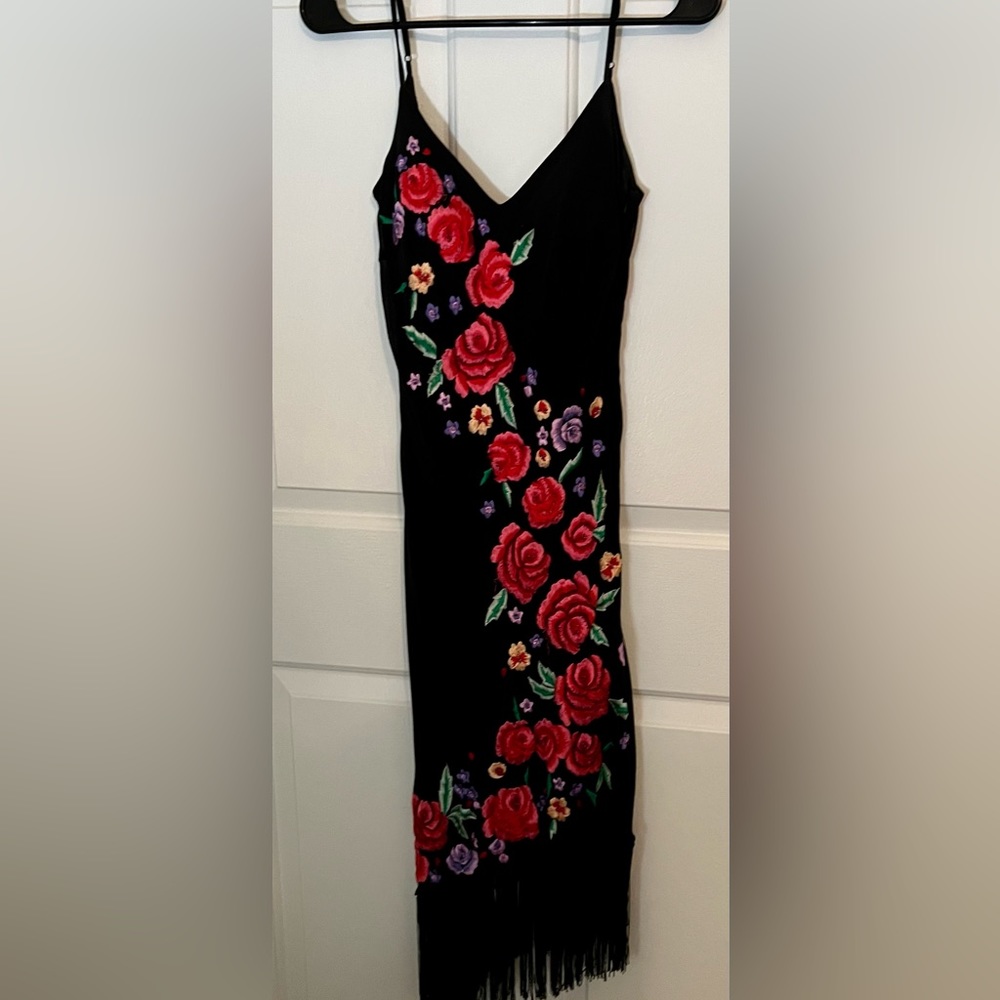 Floral control dress